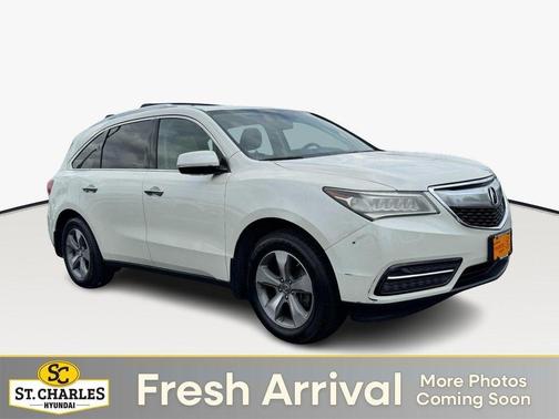 White Diamond Pearl 2014 Acura MDX 3.5L