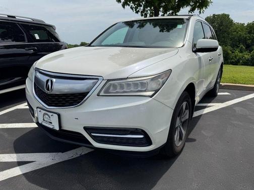 White Diamond Pearl 2014 Acura MDX 3.5L