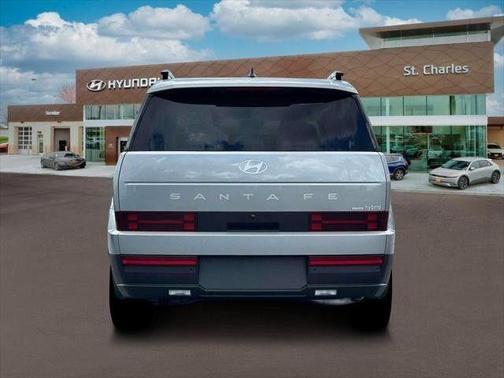 Shimmering Silver 2026 Hyundai SANTA FE HEV SEL