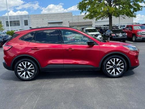 Rapid Red Metallic Tinted Clearcoat 2020 Ford Escape SE Sport Hybrid