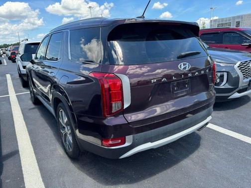 Burgundy 2020 Hyundai PALISADE SEL