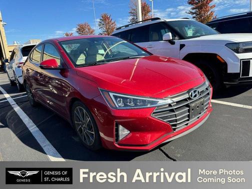 Scarlet Red 2019 Hyundai ELANTRA Limited
