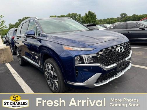 Stormy Blue 2023 Hyundai SANTA FE Calligraphy