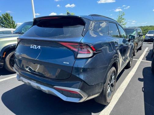 Blue 2023 Kia Sportage Hybrid SX-Prestige