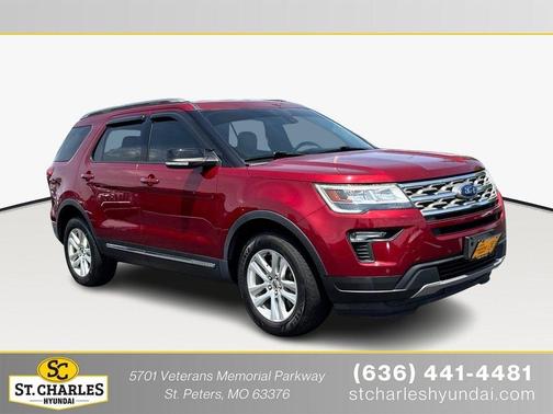 Ruby Red Metallic 2018 Ford Explorer XLT