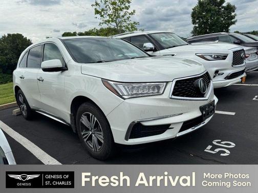 White Diamond Pearl 2018 Acura MDX 3.5L