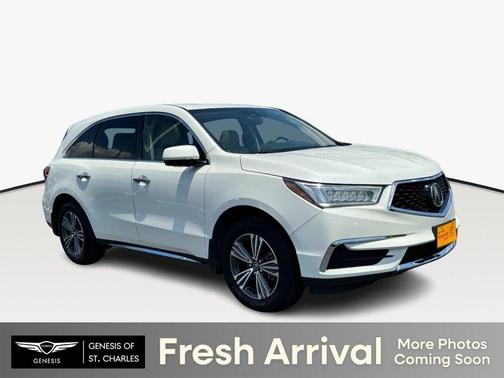 White Diamond Pearl 2018 Acura MDX 3.5L