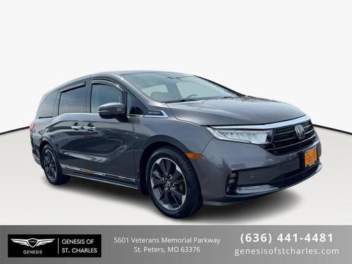 Sonic Gray Pearl 2023 Honda Odyssey Elite