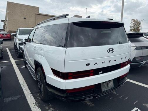 White 2026 Hyundai SANTA FE HEV Calligraphy