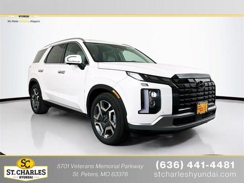 Hyper White 2025 Hyundai PALISADE SEL Premium