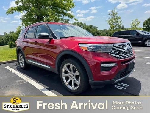 Rapid Red Metallic Tinted Clearcoat 2020 Ford Explorer Platinum