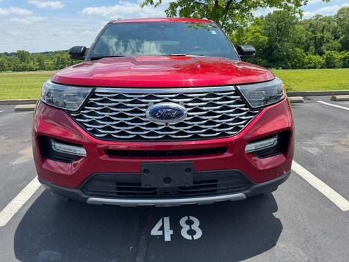 Rapid Red Metallic Tinted Clearcoat 2020 Ford Explorer Platinum