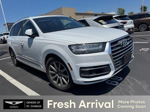 Glacier White Metallic 2018 Audi Q7 3.0T Prestige