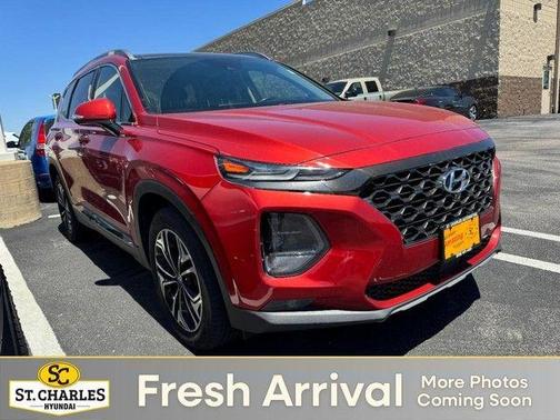 Lava Orange 2019 Hyundai SANTA FE Ultimate