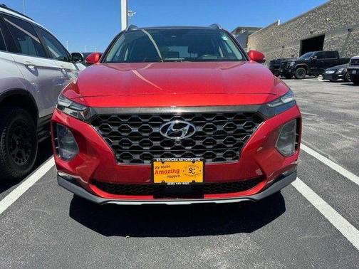 Lava Orange 2019 Hyundai SANTA FE Ultimate