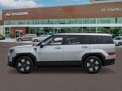 Shimmering Silver 2026 Hyundai SANTA FE HEV SEL