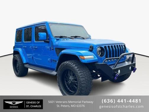 Hydro Blue Pearl 2021 Jeep Wrangler Unlimited Sahara Altitude