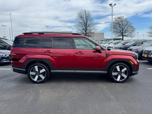 Red 2025 Hyundai SANTA FE HEV Limited