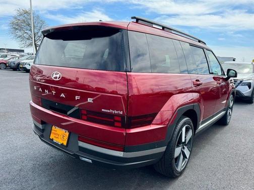 Red 2025 Hyundai SANTA FE HEV Limited