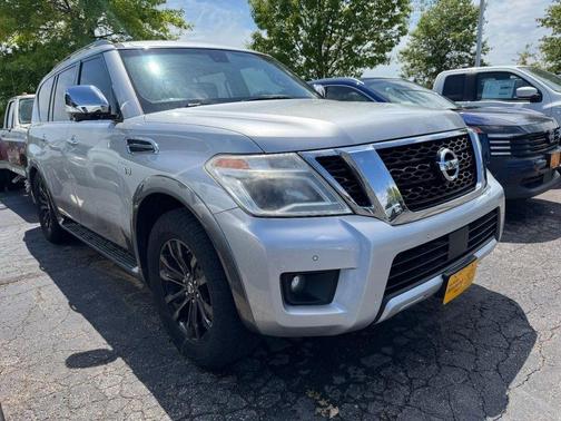 Brilliant Silver 2017 Nissan Armada Platinum