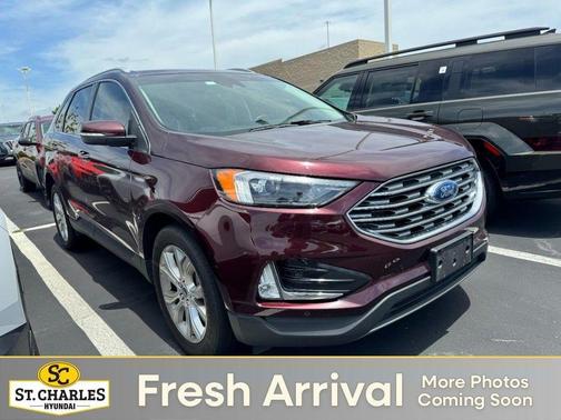 Burgundy Velvet Metallic Tinted Clearcoat 2022 Ford Edge Titanium