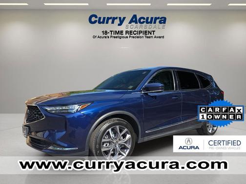 Fathom Blue Pearl 2023 Acura MDX Technology Package