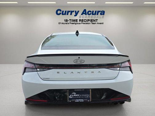 Ceramic White 2022 Hyundai ELANTRA N Line