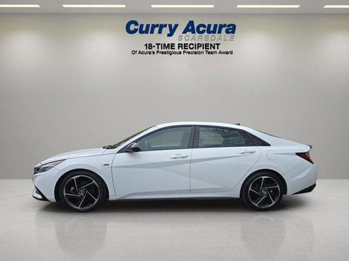 Ceramic White 2022 Hyundai ELANTRA N Line