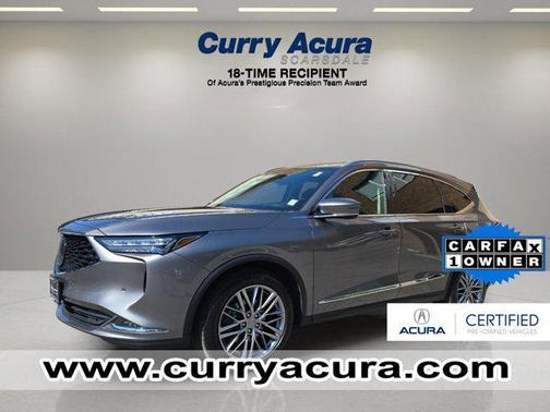 Liquid Carbon Metallic 2023 Acura MDX Advance Package