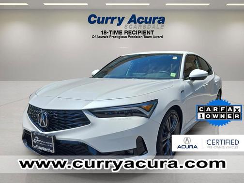 Platinum White Pearl 2024 Acura Integra A-SPEC