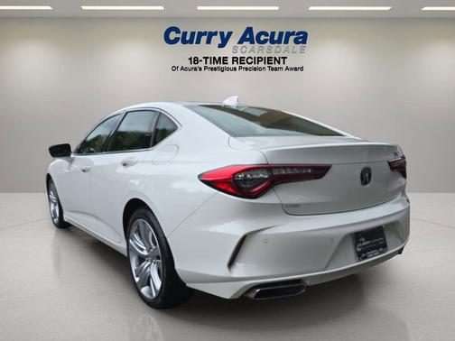 Platinum White Pearl 2023 Acura TLX Technology