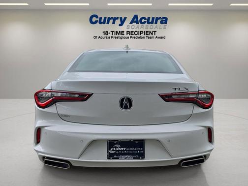 Platinum White Pearl 2023 Acura TLX Technology