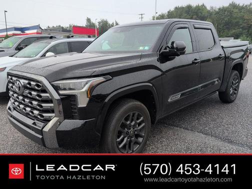 Midnight Black Metallic 2025 Toyota Tundra Platinum
