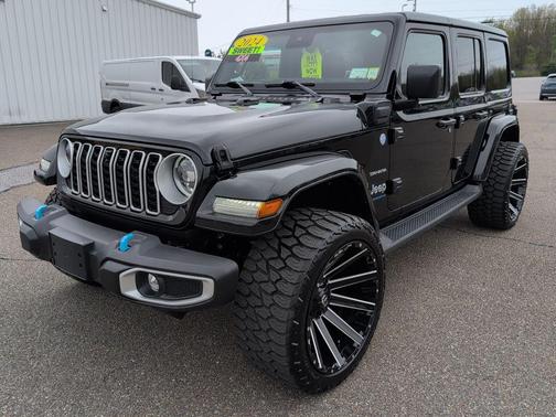 Black Clearcoat 2024 Jeep Wrangler Sahara 4xe