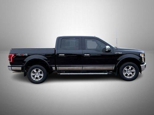 Shadow Black 2017 Ford F-150 Lariat