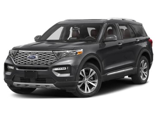 Agate Black Metallic 2021 Ford Explorer Platinum