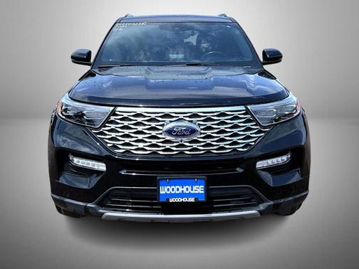 Agate Black Metallic 2021 Ford Explorer Platinum