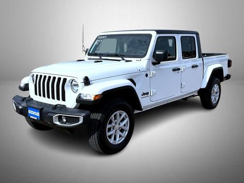 Bright White Clearcoat 2023 Jeep Gladiator Sport S