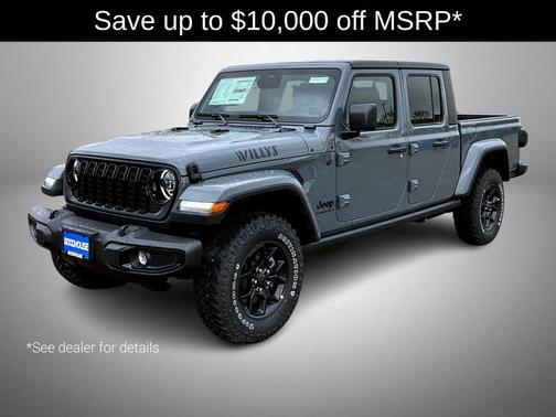 Anvil Clearcoat 2026 Jeep Gladiator Willys 4x4