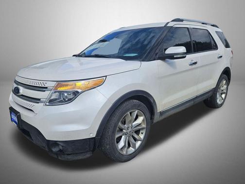 White Platinum Clearcoat Metallic 2015 Ford Explorer Limited