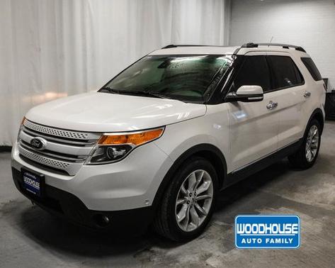White Platinum Clearcoat Metallic 2015 Ford Explorer Limited