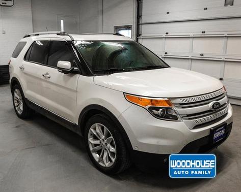 White Platinum Clearcoat Metallic 2015 Ford Explorer Limited