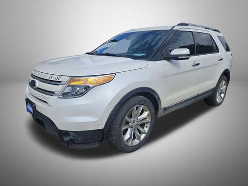 White Platinum Clearcoat Metallic 2015 Ford Explorer Limited