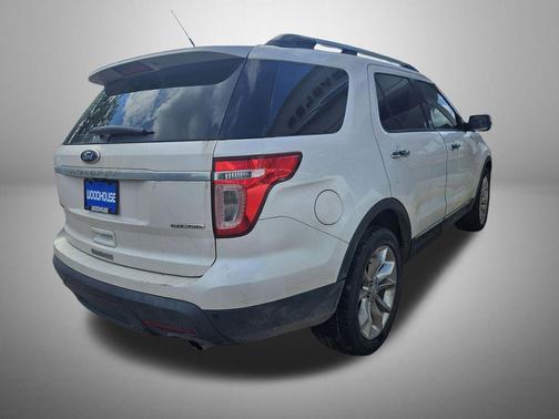 White Platinum Clearcoat Metallic 2015 Ford Explorer Limited