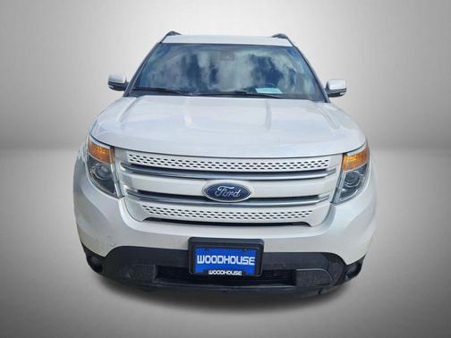 White Platinum Clearcoat Metallic 2015 Ford Explorer Limited