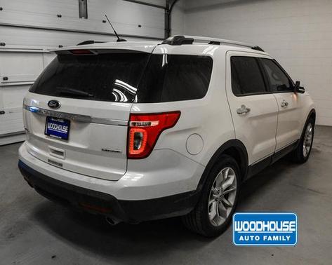 White Platinum Clearcoat Metallic 2015 Ford Explorer Limited