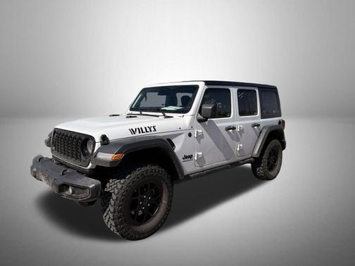 Bright White Clearcoat 2025 Jeep Wrangler Willys