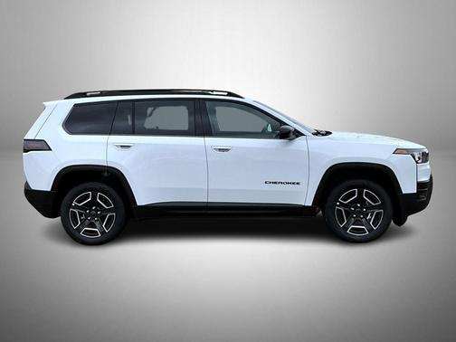 Bright White Clearcoat 2026 Jeep Cherokee Laredo 4x4