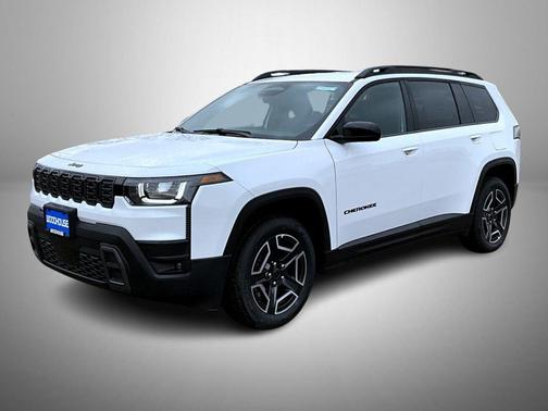 Bright White Clearcoat 2026 Jeep Cherokee Laredo 4x4
