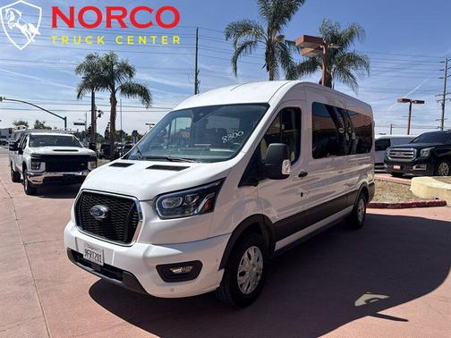 Oxford White 2023 Ford Transit-350 XLT